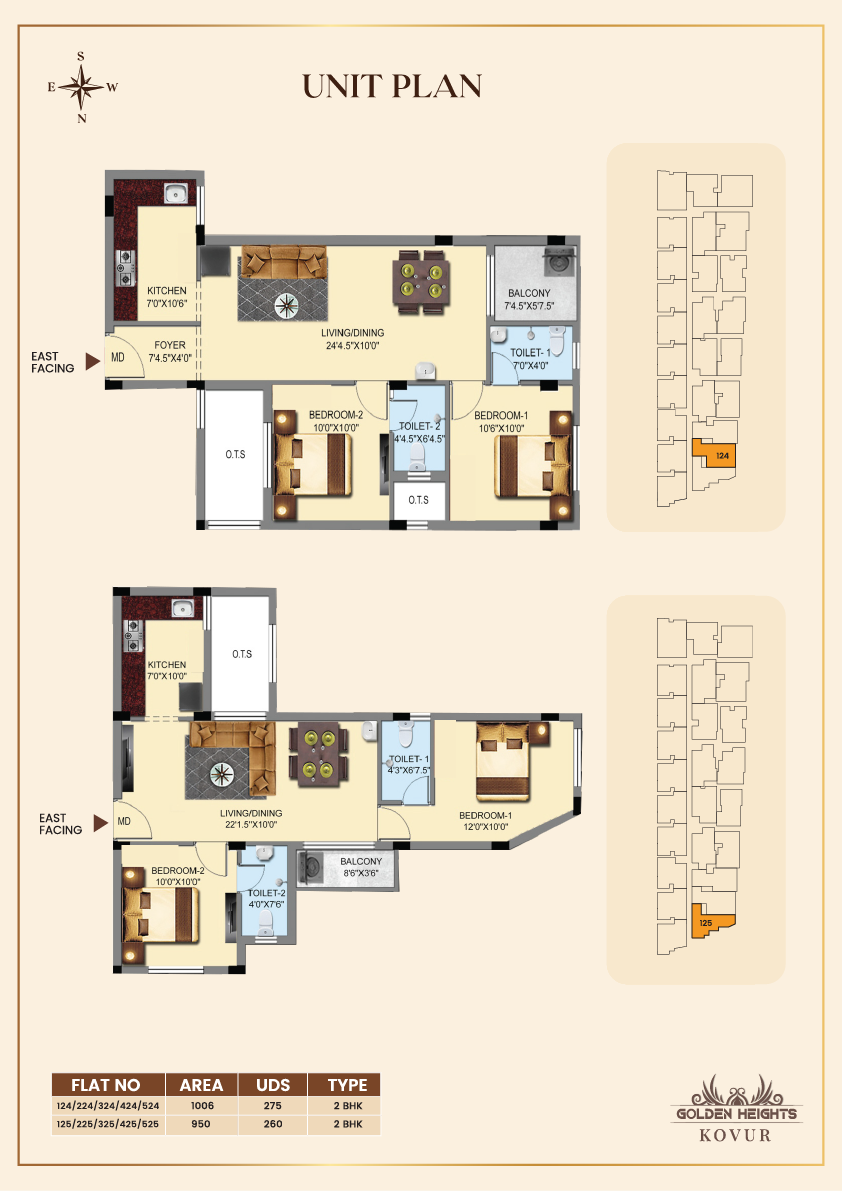 2BHK Floor Plan 5